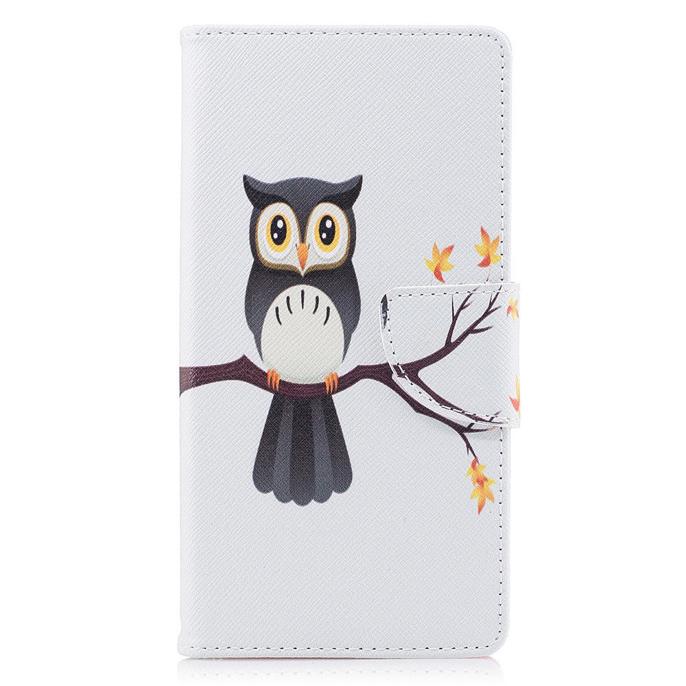 Sony Xperia XZ1 Case PU Leather Flip Wallet Magnetic Cover for Sony Xperia XZ1