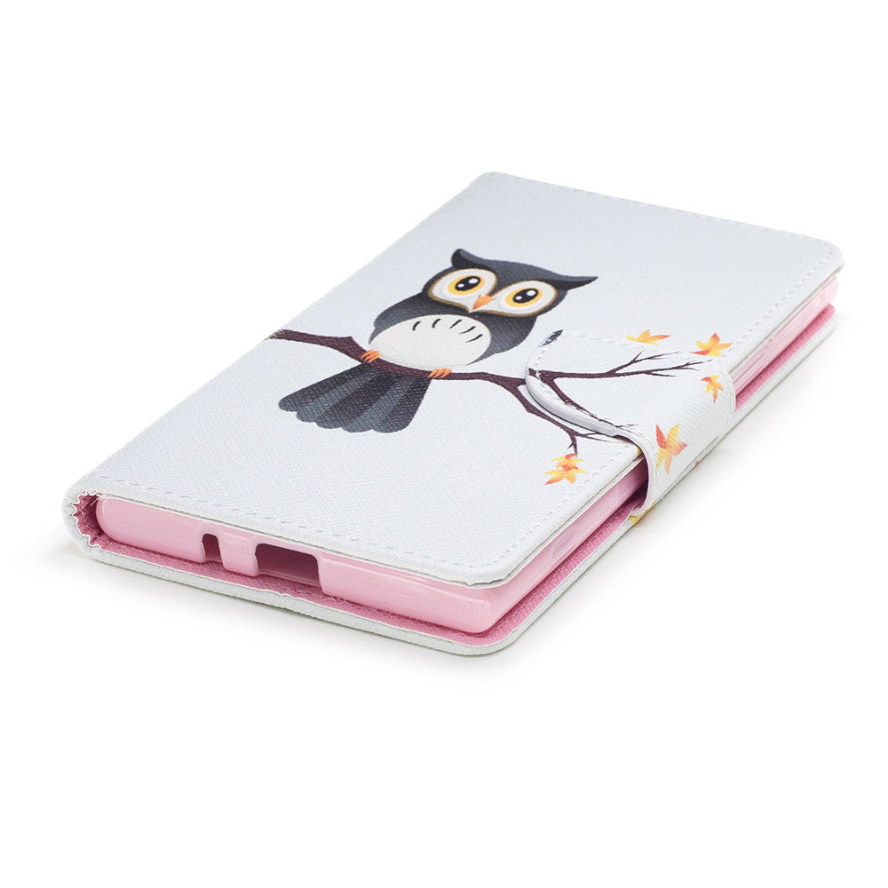 Sony Xperia XZ1 Case PU Leather Flip Wallet Magnetic Cover for Sony Xperia XZ1