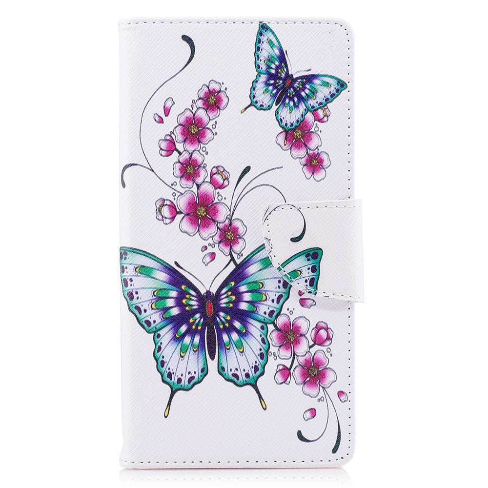 Sony Xperia XZ1 Case PU Leather Flip Wallet Magnetic Cover for Sony Xperia XZ1