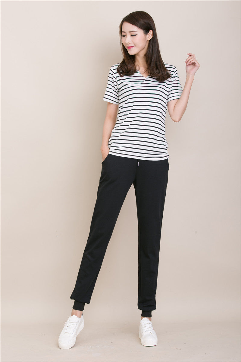 Plus size Sweatpants Women Pants Joggers Casual High Waist Lady Trousers Harlan LH017