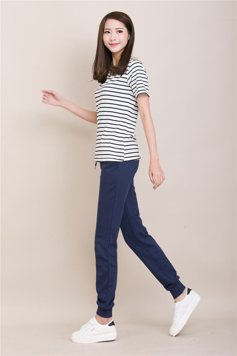 Plus size Sweatpants Women Pants Joggers Casual High Waist Lady Trousers Harlan LH017