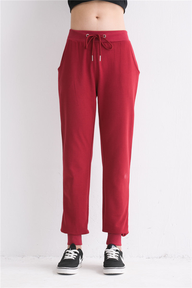 Plus size Sweatpants Women Pants Joggers Casual High Waist Lady Trousers Harlan LH017