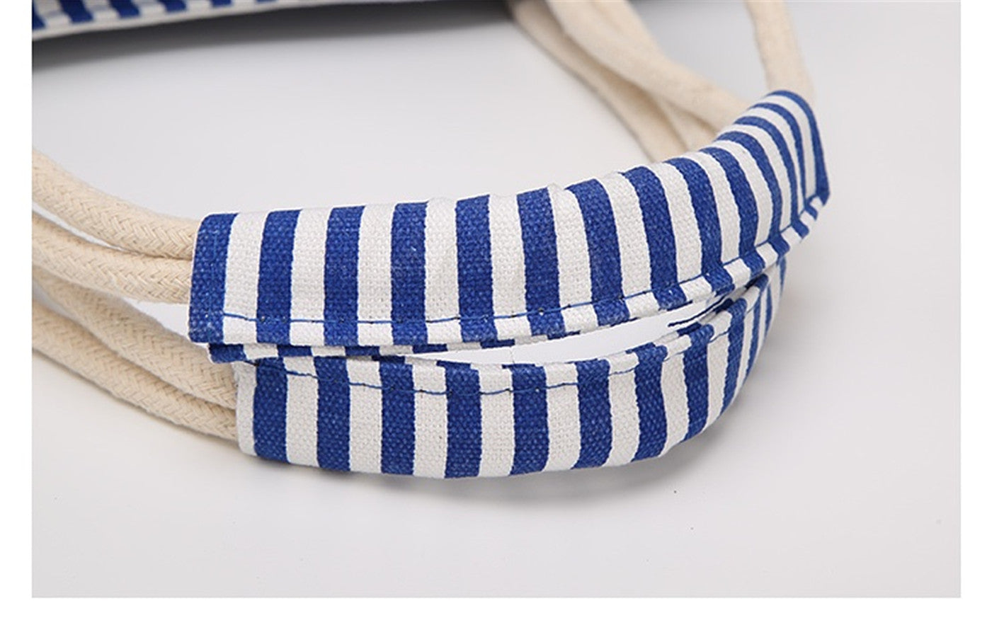 Eco-friendly Women's Shopping Bag Shoulder Bag Lady Handbag Striped Oxford cloth bag AS-002