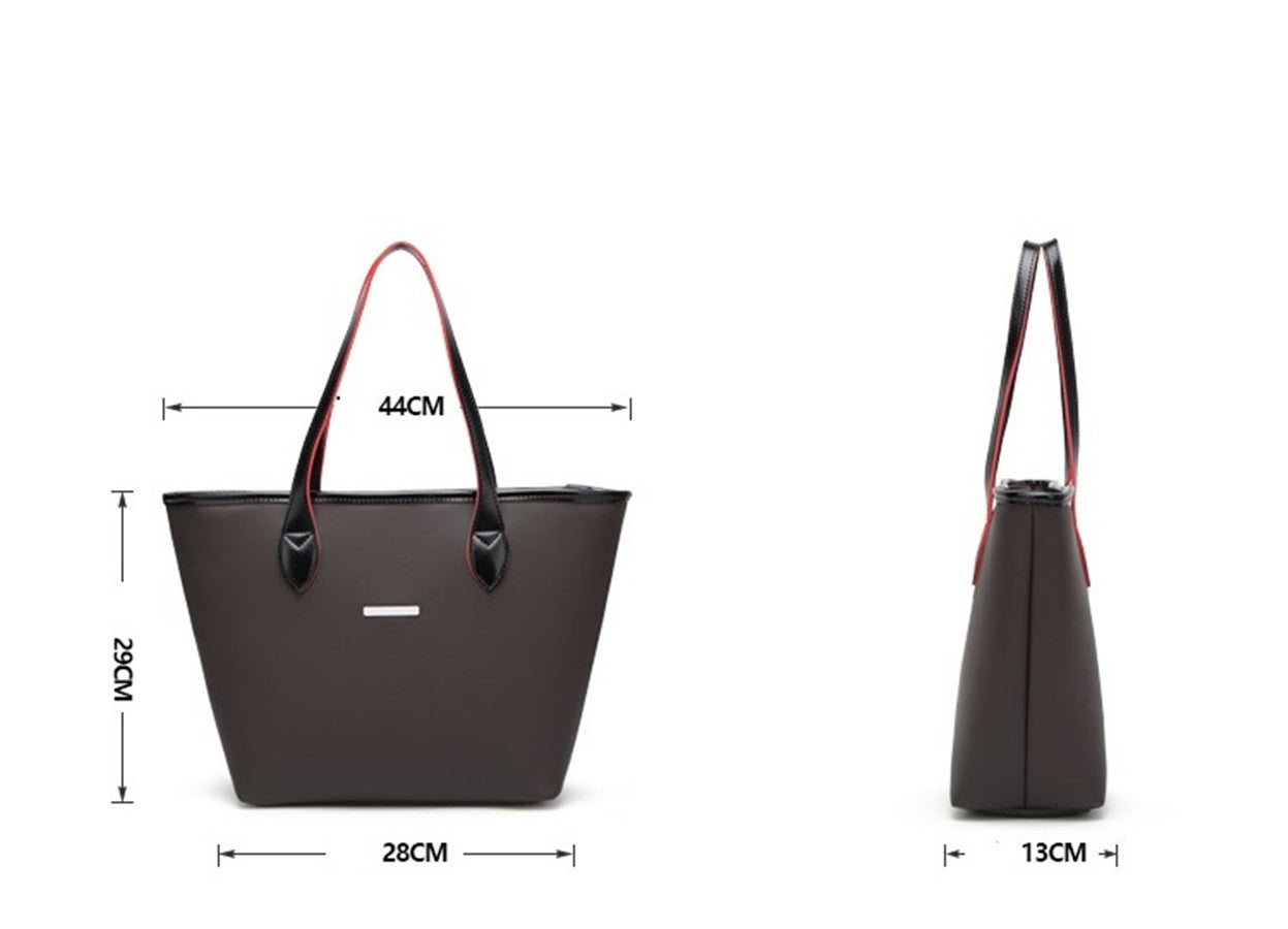 Large Capacity Women Handbags High Quality PU Leather Women Bags Soft Patchwork AS-003