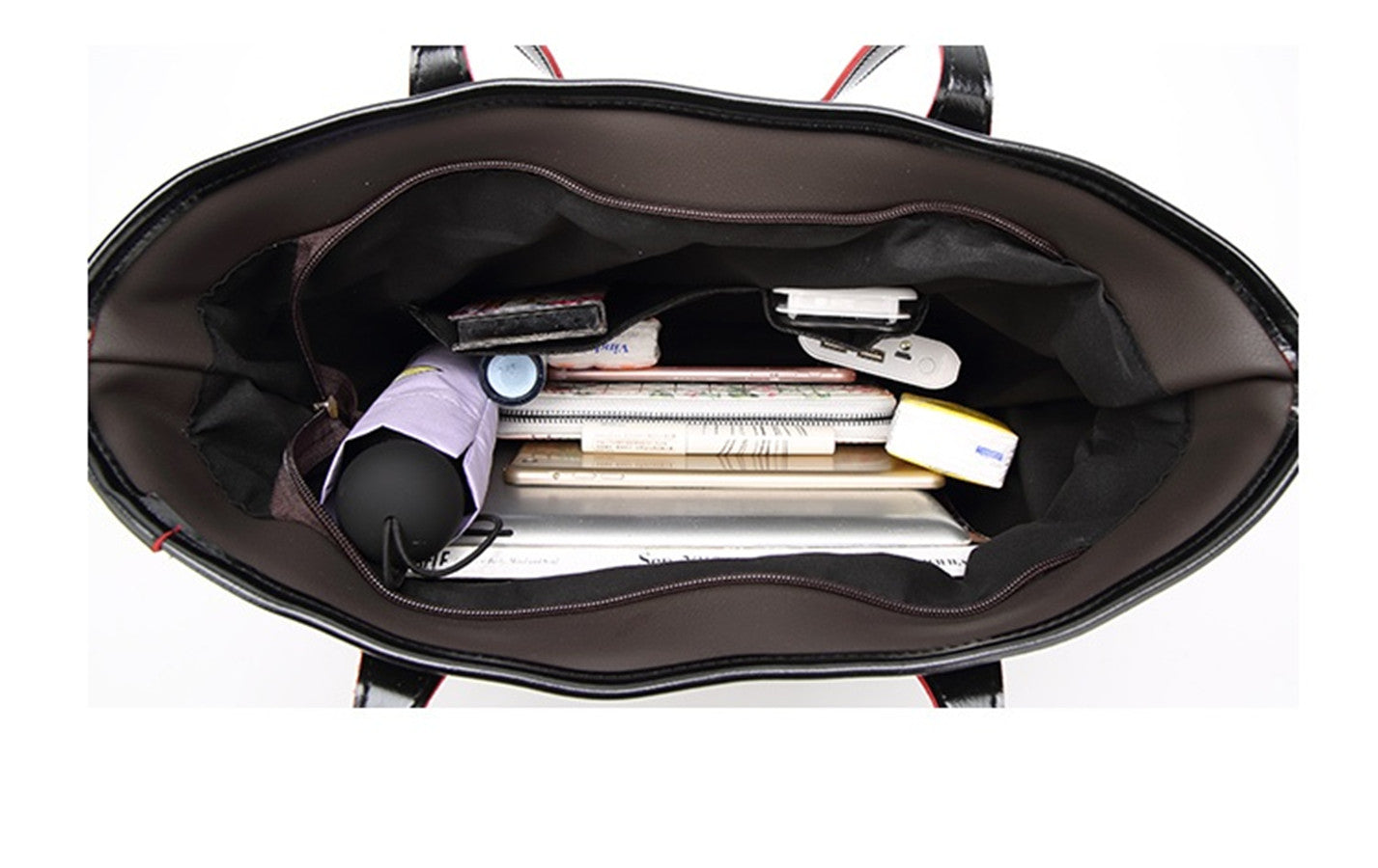 Large Capacity Women Handbags High Quality PU Leather Women Bags Soft Patchwork AS-003