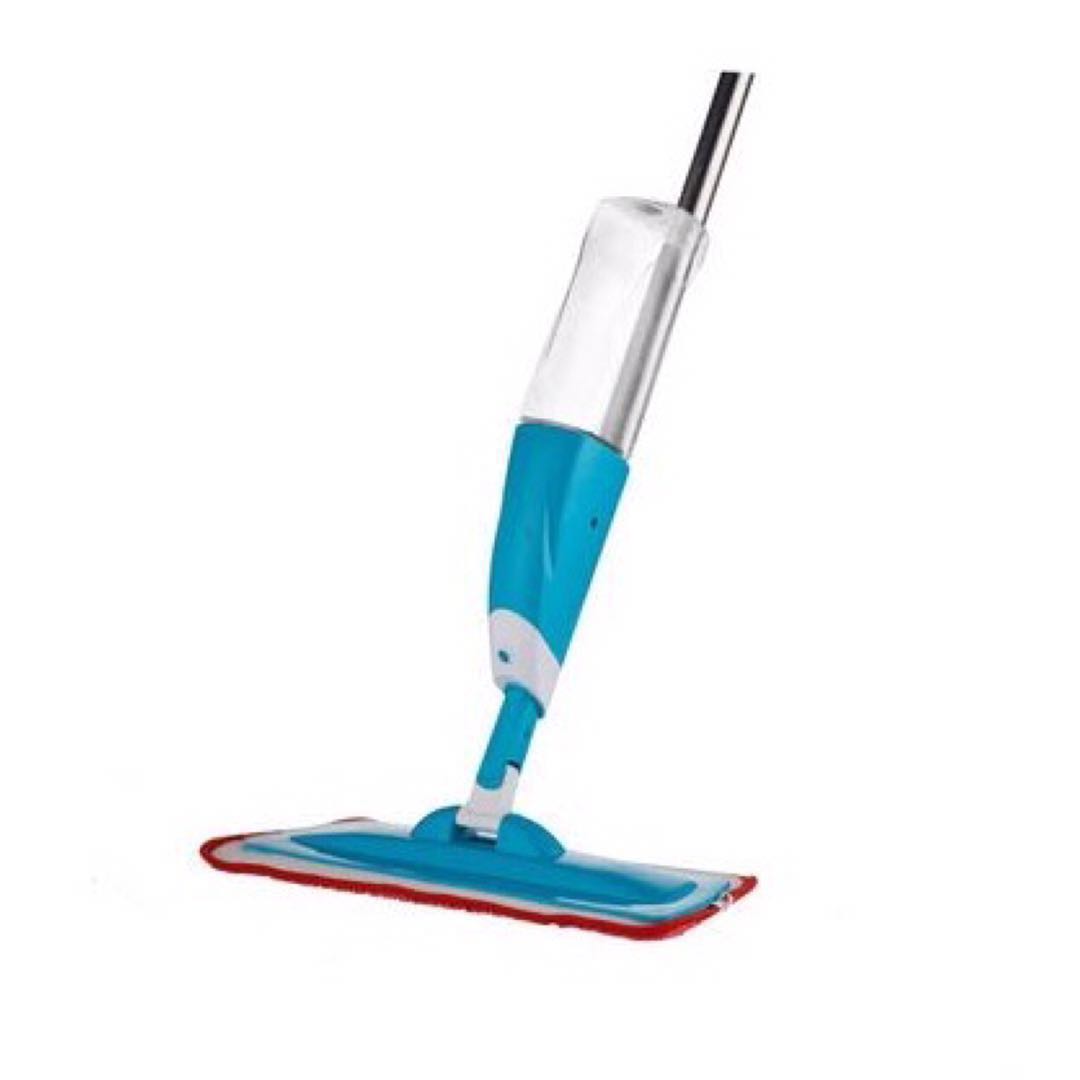 Spray Mop Wet Hard Floor Tiles Cleaning Microfibre Pad Flat Cleaner Tool