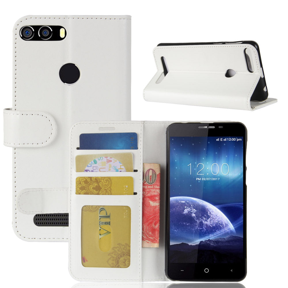 Leagoo kiicaa Power Case PU Leather Flip Magnetic Wallet Cover