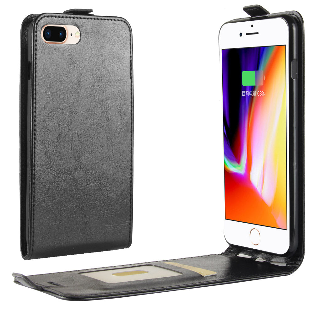 iPhone 7 Plus 8 Plus Case PU Leather Flip Magnetic Wallet Cover