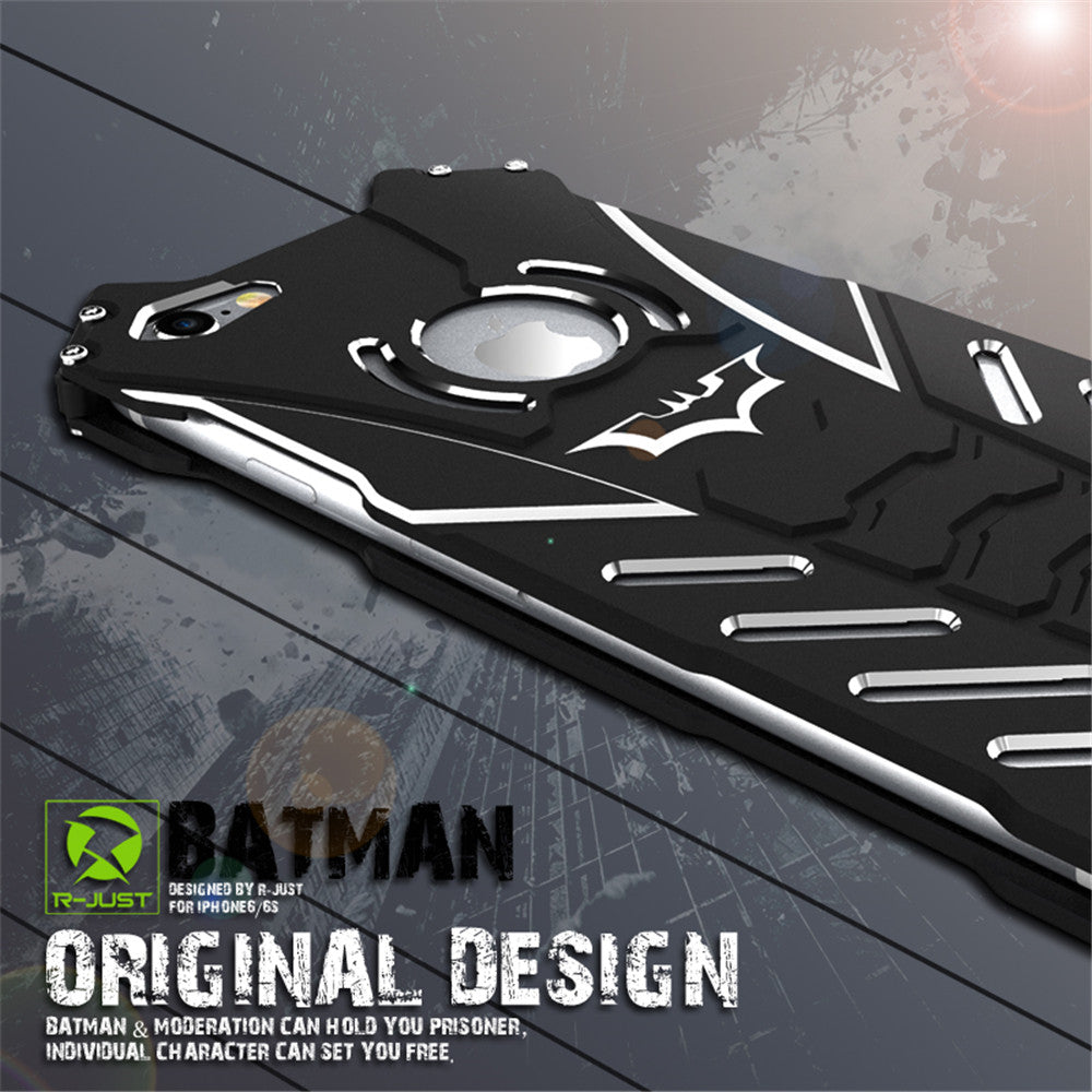 iPhone 6 Plus 6s Plus Metal Protective Case Batman Shockproof Cover