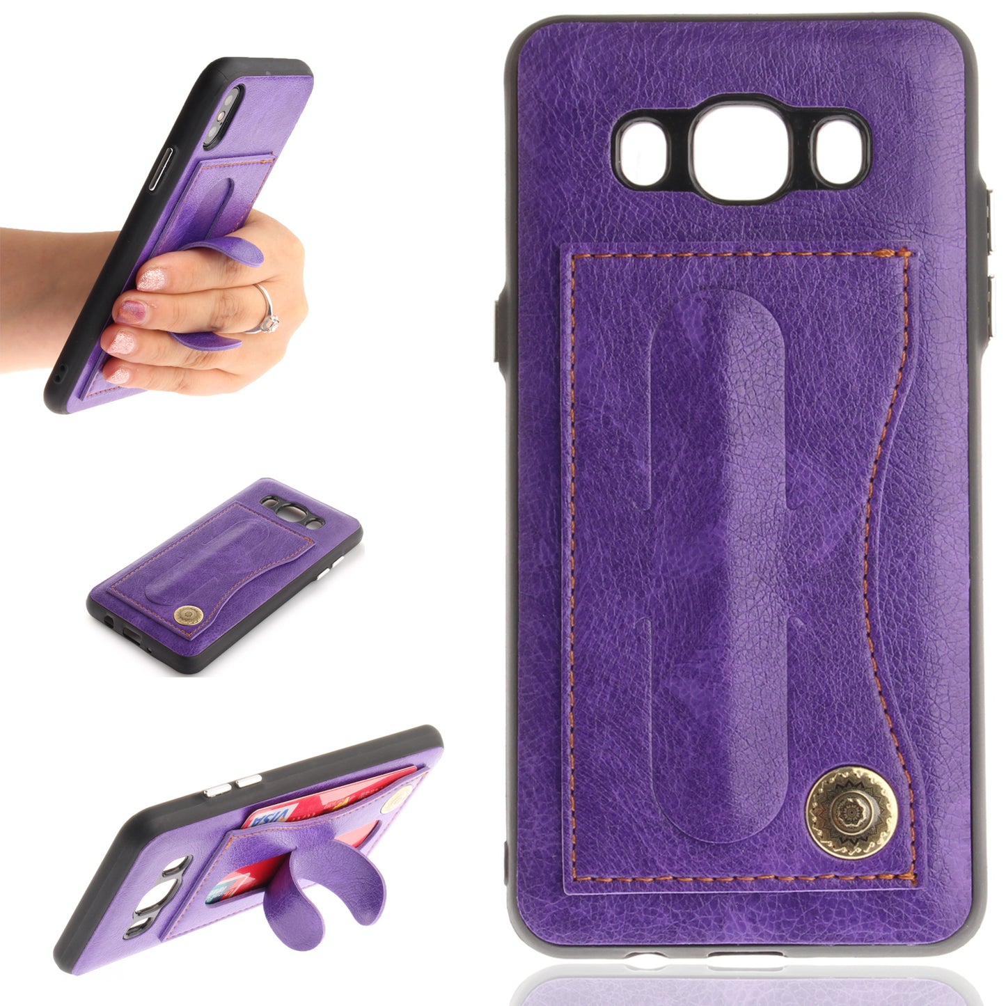 Samsung Galaxy J5 2016 J510 Case PU Leather Card Slot Stand Cover for Samsung Galaxy J5 2016 J510