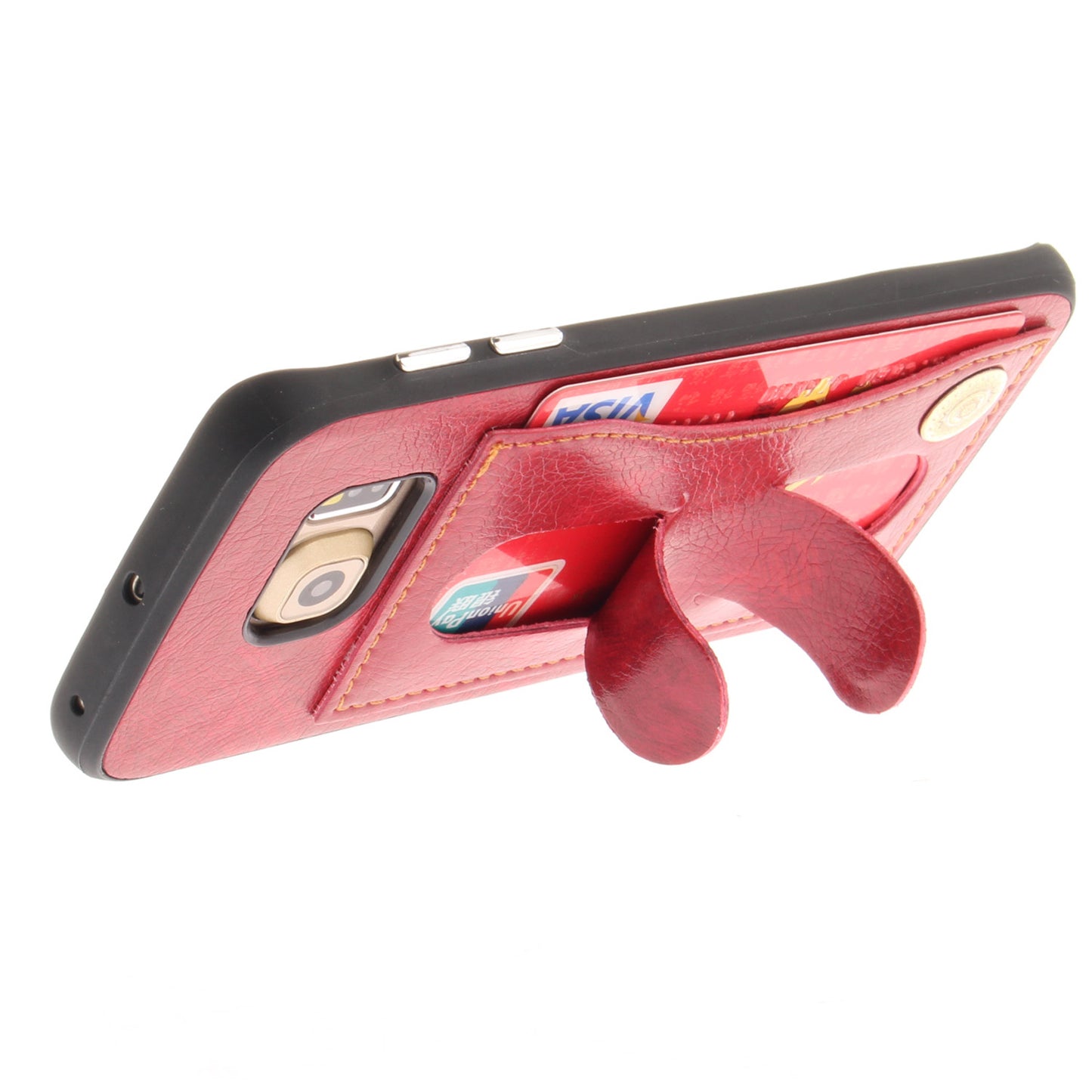 Samsung Galaxy S6 edge Case PU Leather Card Slot Stand Cover for Samsung Galaxy S6 edge