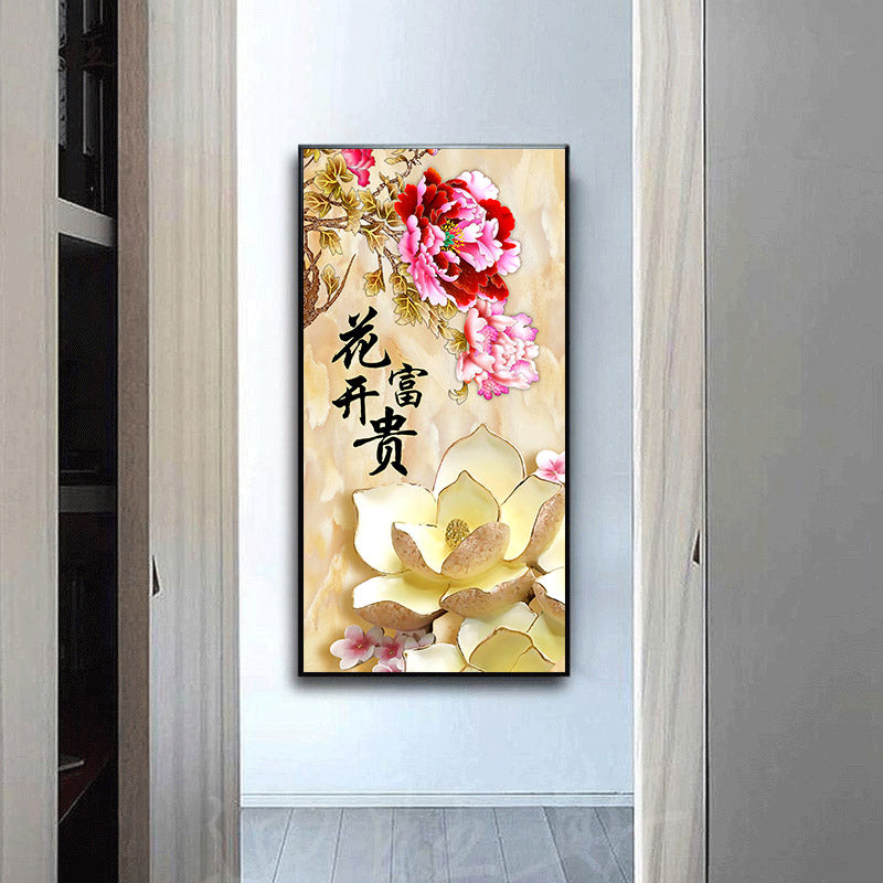 Meian,"Peony Flowers" Special,Diamond Embroidery Kits Set,Full,DIY,Diamond Painting,Cross,Diamond Mosaic,Bead Picture,Home Decor