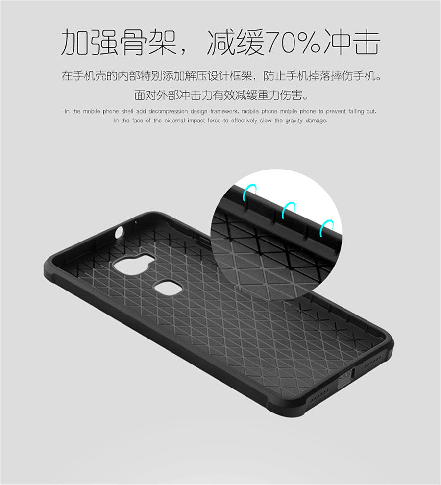 Huawei Honor 5X Case Full Covered Protective Matte Non-slip Luxury Silicon Cover for Huawei Honor 5X