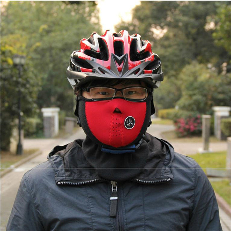 High Quality Cycling Face Mask Outdoor Sport Winter Warm Ski Mask Half Face Mask For Cycling Riding Outdoor Sport