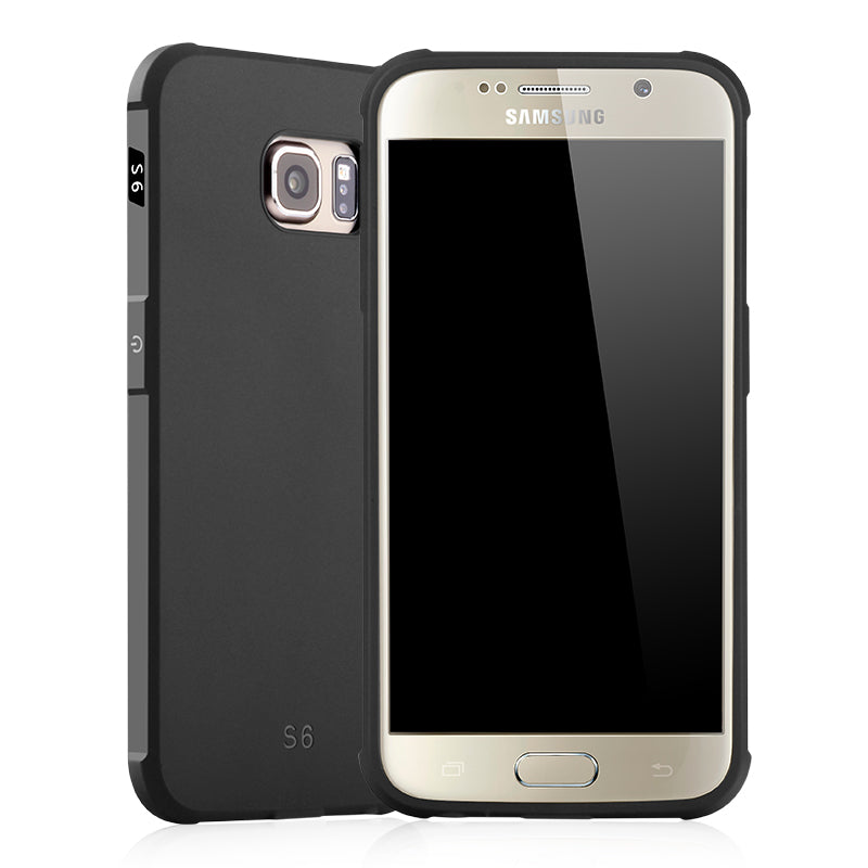 Samsung Galaxy S6 Case Full Covered Protective Matte Non-slip Luxury Silicon Cover for Samsung Galaxy S6