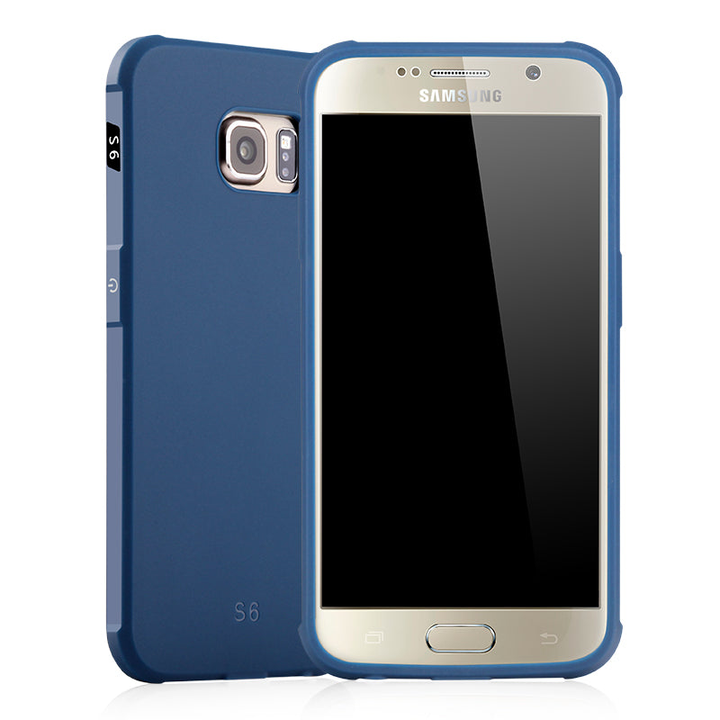 Samsung Galaxy S6 Case Full Covered Protective Matte Non-slip Luxury Silicon Cover for Samsung Galaxy S6