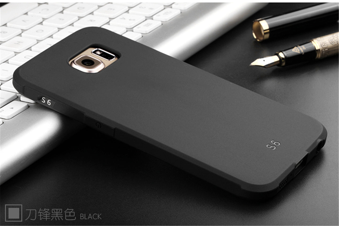 Samsung Galaxy S6 Case Full Covered Protective Matte Non-slip Luxury Silicon Cover for Samsung Galaxy S6