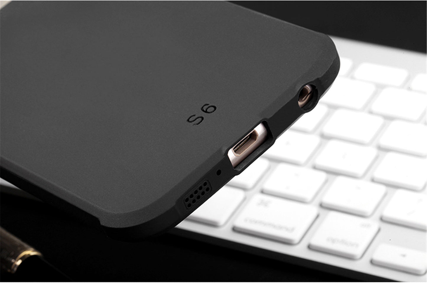 Samsung Galaxy S6 Case Full Covered Protective Matte Non-slip Luxury Silicon Cover for Samsung Galaxy S6