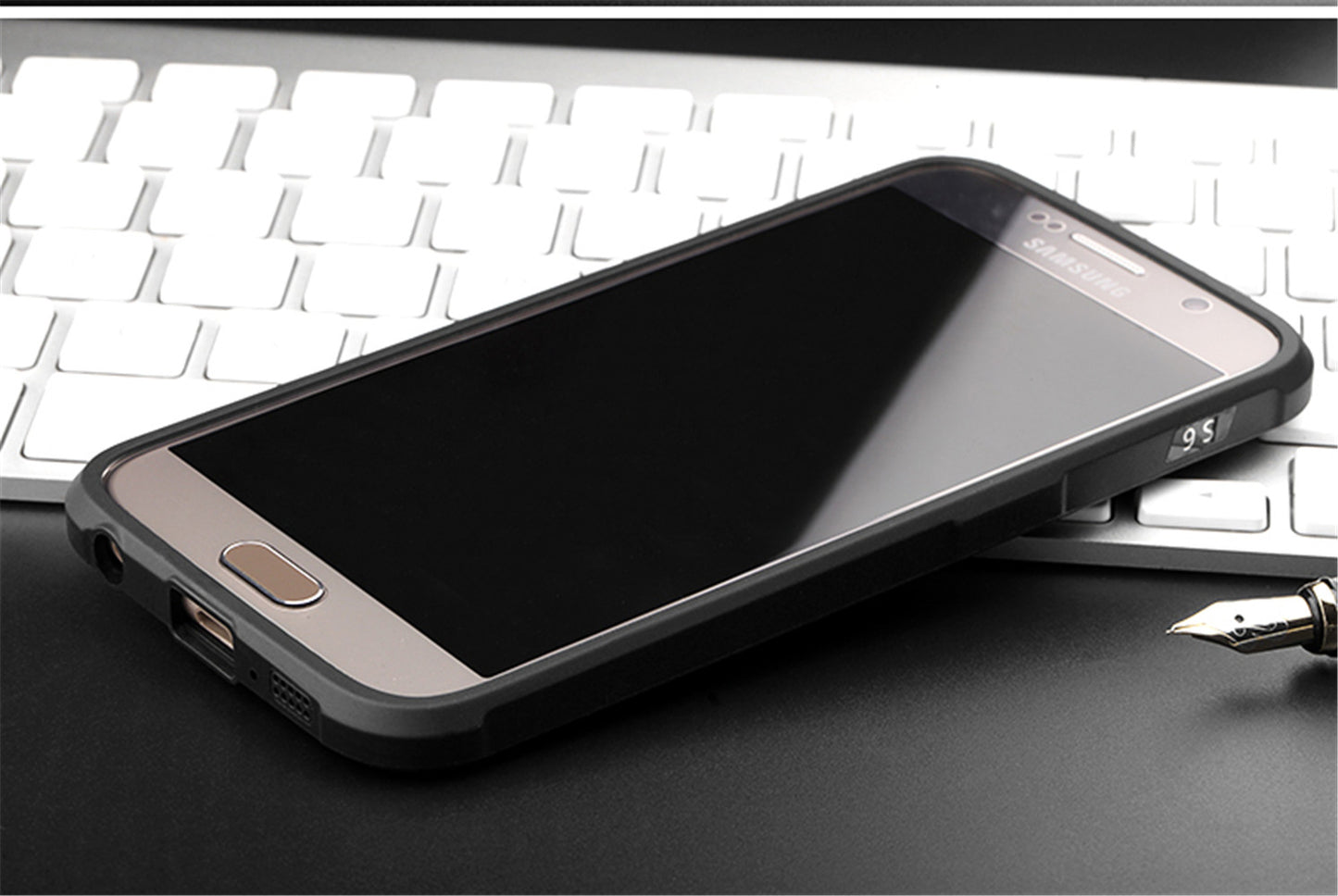 Samsung Galaxy S6 Case Full Covered Protective Matte Non-slip Luxury Silicon Cover for Samsung Galaxy S6