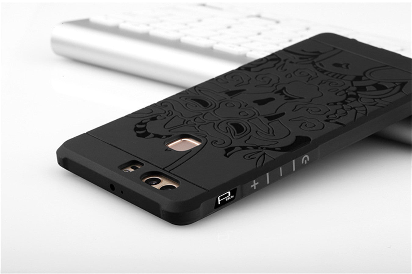 Huawei P9 Plus Case 3D Embossed Dragon Pattern Luxury Full Covered Matte Non-slip Protective Cover Huawei P9 Plus