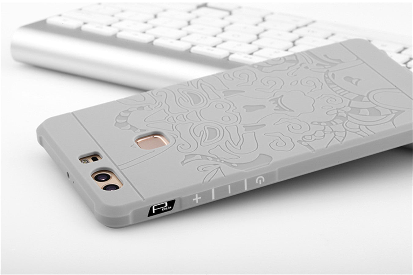 Huawei P9 Plus Case 3D Embossed Dragon Pattern Luxury Full Covered Matte Non-slip Protective Cover Huawei P9 Plus