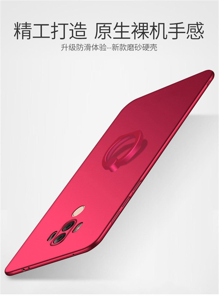 Huawei Mate 10 Pro Case Solid Color Matte Ring Stand Non-slip Shockproof Back Cover For Huawei Mate 10 Pro