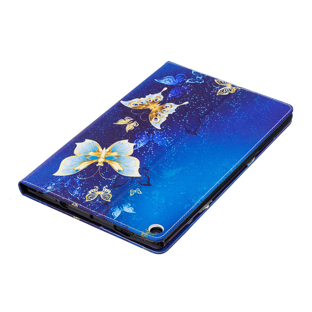 Amazon Fire HD 10 2017 Case Printing Leather Flip Wallet Magnetic Cover with Back Holder for Amazon Fire HD 10 2017