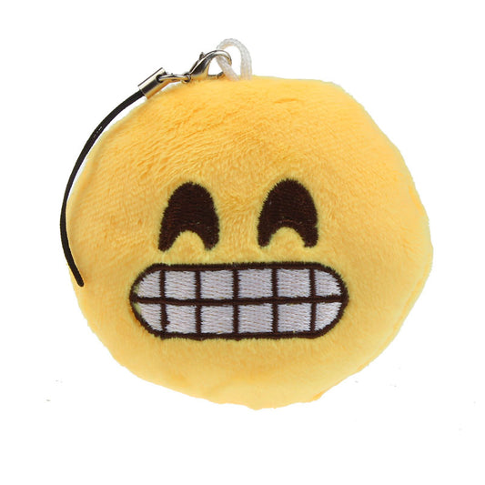 Emoji Smiley Emoticon Giggle Key Chain Toy Gift Pendant Bag Accessory