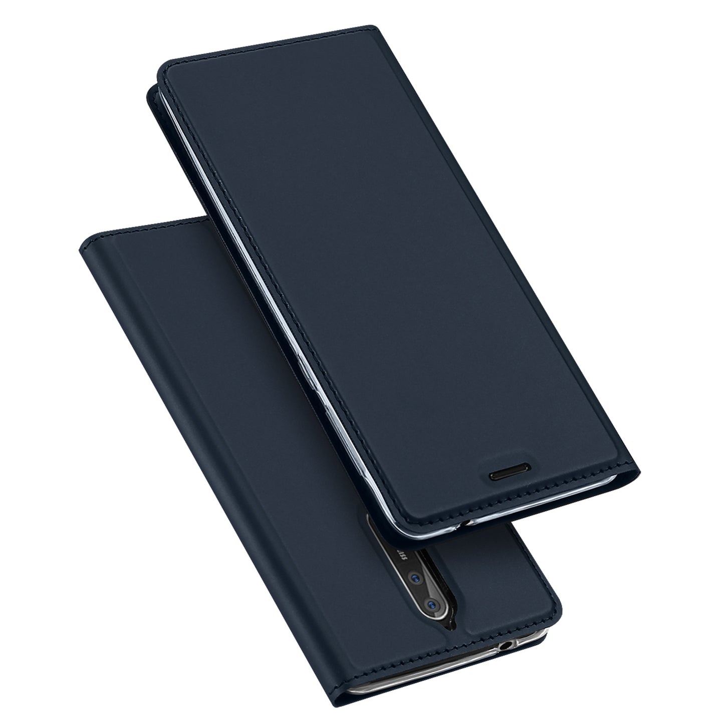 Nokia 8 Case Skinpro Simple Style PU Leather Card Slot Magnetic Flip Cover for Nokia 8