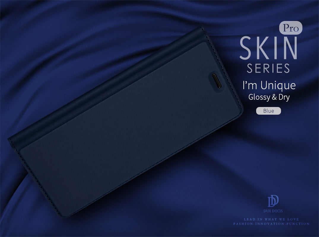 Nokia 8 Case Skinpro Simple Style PU Leather Card Slot Magnetic Flip Cover for Nokia 8