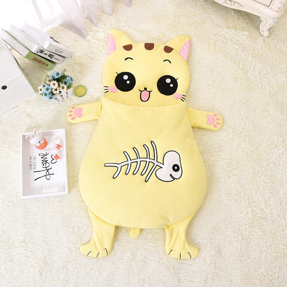 Baby bedding Baby sleeping bags Kids sleeping sack infant Toddler sleeping bag cartoon animals sleep bag yellow cat XHY027