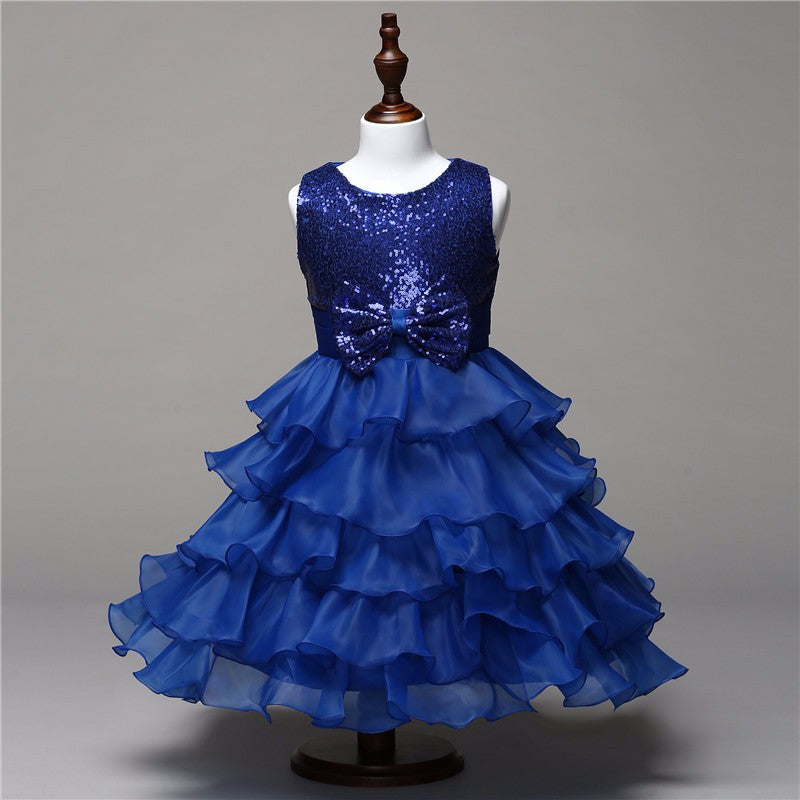 Girl Tutu Dress Princess Prom Formal Events For Teenager Birthday Party Kids Dresses For Girls Baby Clothes MK-016