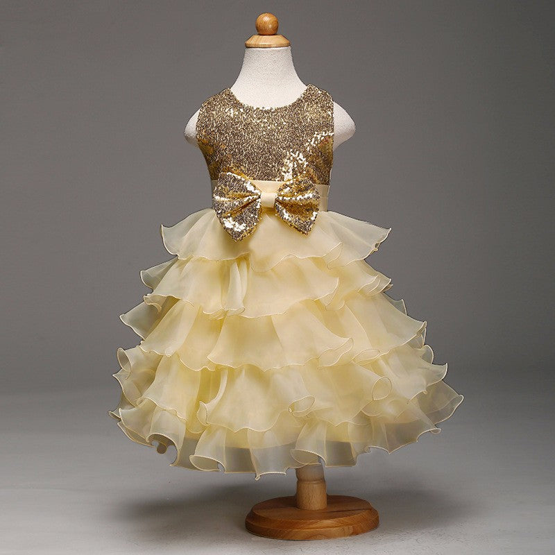 Girl Tutu Dress Princess Prom Formal Events For Teenager Birthday Party Kids Dresses For Girls Baby Clothes MK-016