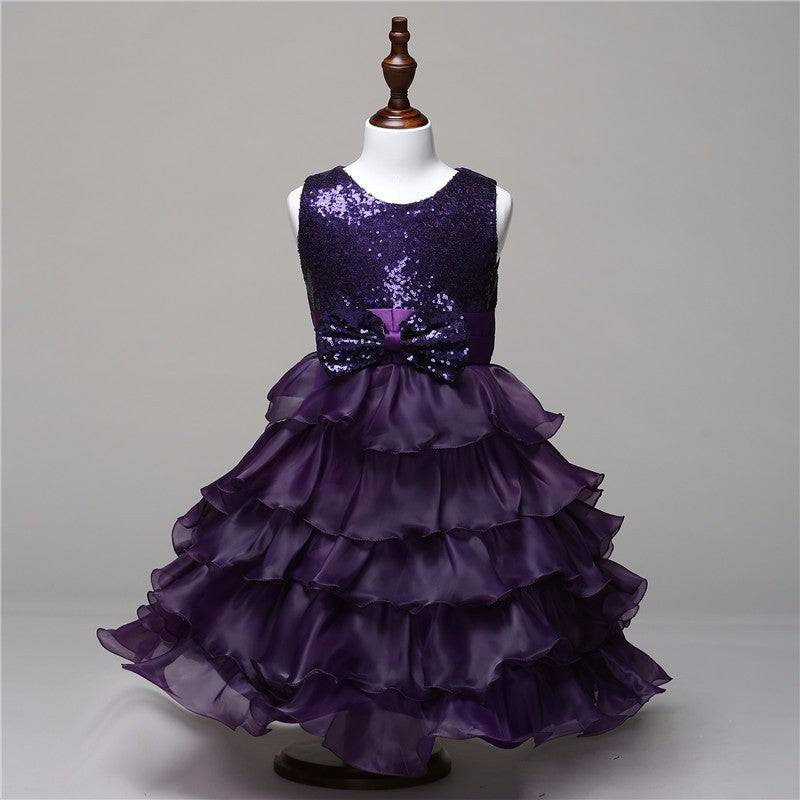 Girl Tutu Dress Princess Prom Formal Events For Teenager Birthday Party Kids Dresses For Girls Baby Clothes MK-016
