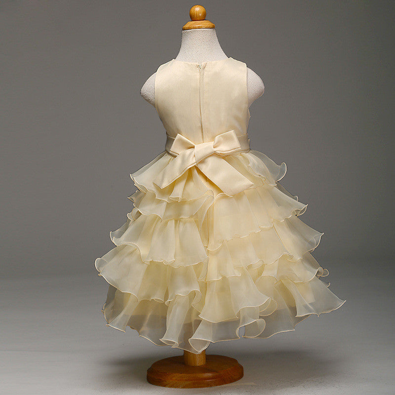 Girl Tutu Dress Princess Prom Formal Events For Teenager Birthday Party Kids Dresses For Girls Baby Clothes MK-016