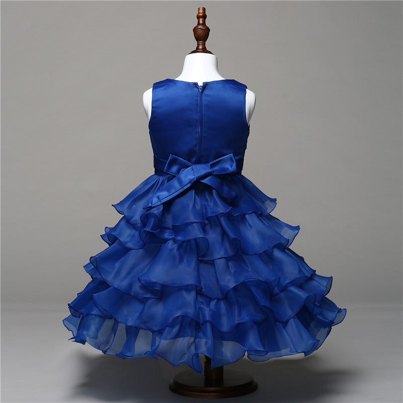 Girl Tutu Dress Princess Prom Formal Events For Teenager Birthday Party Kids Dresses For Girls Baby Clothes MK-016