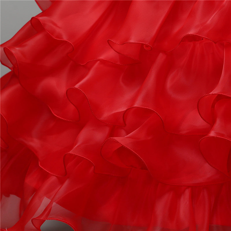 Girl Tutu Dress Princess Prom Formal Events For Teenager Birthday Party Kids Dresses For Girls Baby Clothes MK-016