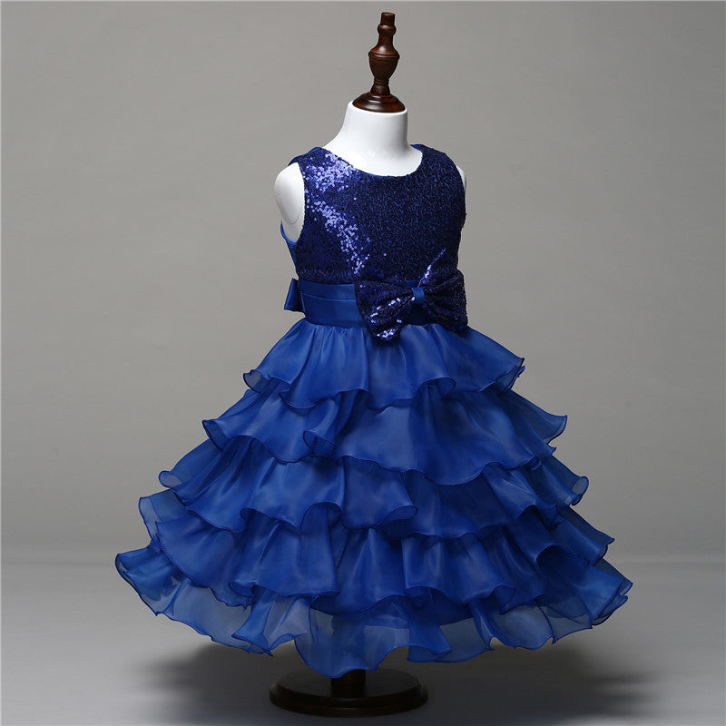 Girl Tutu Dress Princess Prom Formal Events For Teenager Birthday Party Kids Dresses For Girls Baby Clothes MK-016