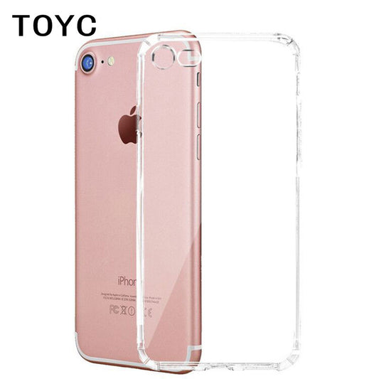 iphone 7 7 plus Soft case Silica Gel TPU Silicone Ultra Thin Transparent Mobile Phone Cover For iphone 7 7 plus