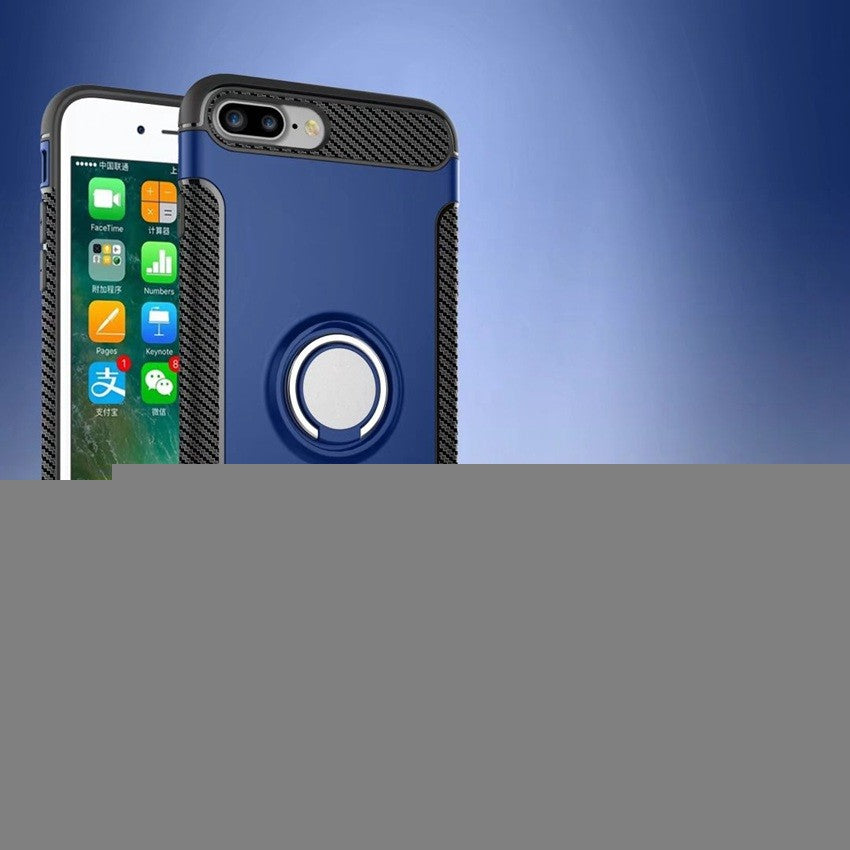 Case for iPhone 8 Case Car Holder Magnetic Suction Bracket Cover For iPhone 8 Back Cover Ring Holder Stand