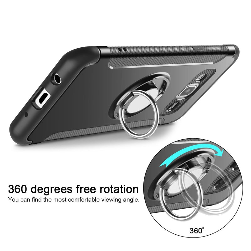 Case for Samsung Galaxy J3 J5 J7 2016 Case J510F J710F J320 Holder Stand Magnetic Suction Bracket Case 360 Ring Rotating