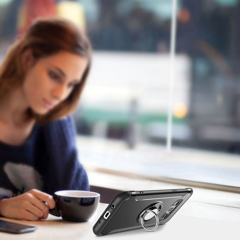 Case for Samsung Galaxy J3 J5 J7 2016 Case J510F J710F J320 Holder Stand Magnetic Suction Bracket Case 360 Ring Rotating