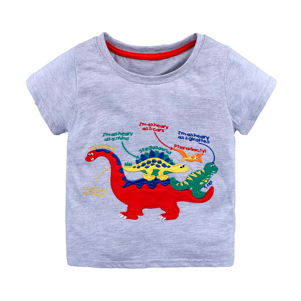 Summer children's clothing new infant baby clothes O-neck short sleeve cotton T-shirt