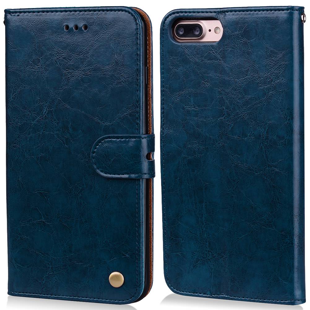 Case For iPhone 8 Plus Case Cover PU Leather Wallet Case Card Holder Stand Cover for iPhone 8Plus Flip Case Cover Bags