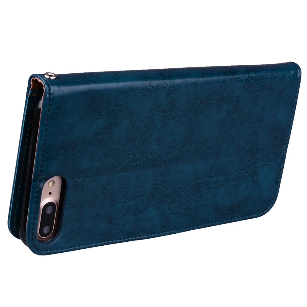 Case For iPhone 8 Plus Case Cover PU Leather Wallet Case Card Holder Stand Cover for iPhone 8Plus Flip Case Cover Bags