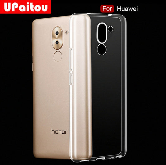Ultra Thin Soft TPU Case for Huawei Honor Y6 II 6A 5C 8 V8 9 6X Lite Note 8 V8 Max Silicone Transparent Case Cover