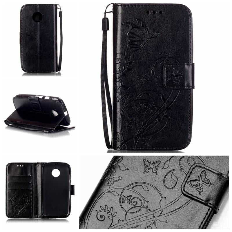 3D Flower PU Leather Case for Motorola Moto G3/G 3rd gen/G Gen 3/XT1548/XT1541/XT1540/XT1550 Flip Wallet Cover Card Case