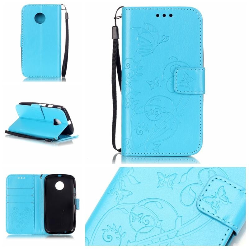 3D Flower PU Leather Case for Motorola Moto G3/G 3rd gen/G Gen 3/XT1548/XT1541/XT1540/XT1550 Flip Wallet Cover Card Case