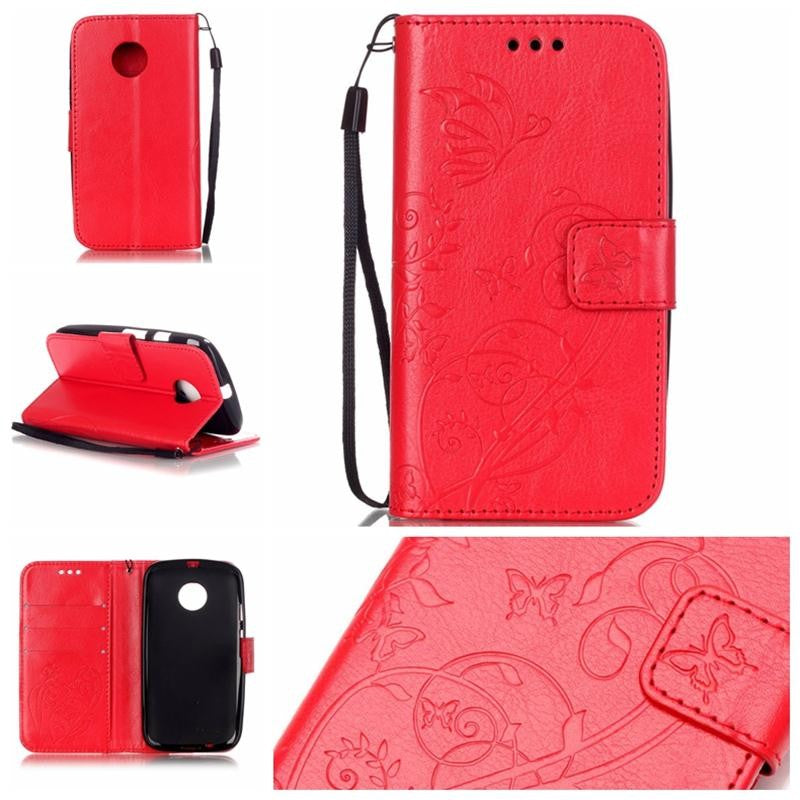 3D Flower PU Leather Case for Motorola Moto G3/G 3rd gen/G Gen 3/XT1548/XT1541/XT1540/XT1550 Flip Wallet Cover Card Case