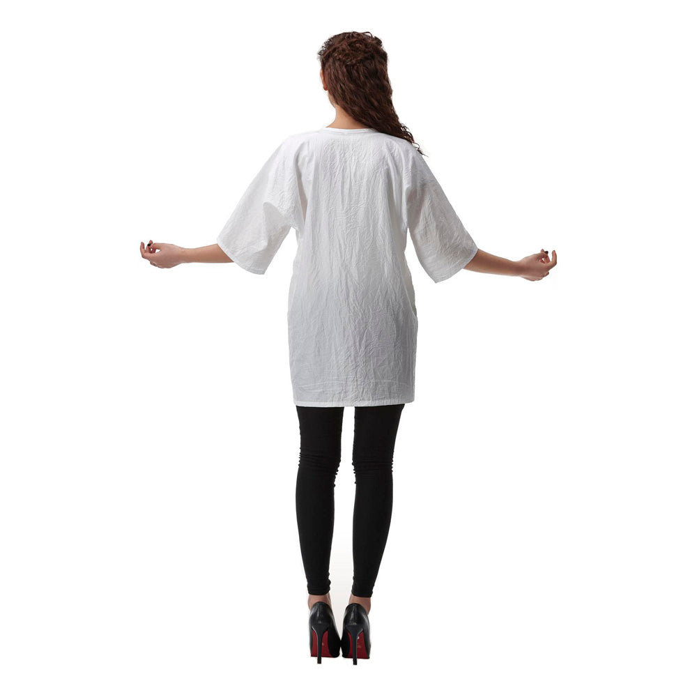 polyester hair cutting cape salon clothes with zipper